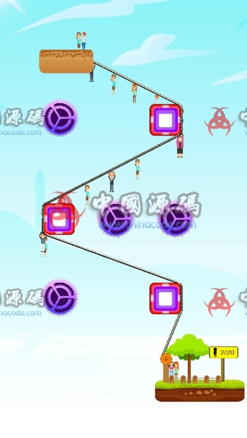 《Zipline Puzzle》源码 手游-第4张