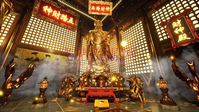【网赚项目】VR全景形式五路财神无人直播玩法,抖音现在最火玩法独家制造【吸金又吸睛】