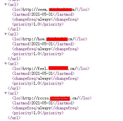 图片[3]-sitemap站点地图使用泛域名格式的方法 - 站群技巧 - 飞猪源码网-飞猪源码网