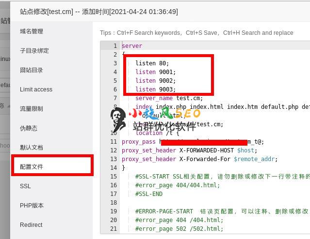 图片[2]-【教程】如何使用泛端口站群模式以及宝塔开启服务器端口 - 站群技巧 - 飞猪源码网-飞猪源码网
