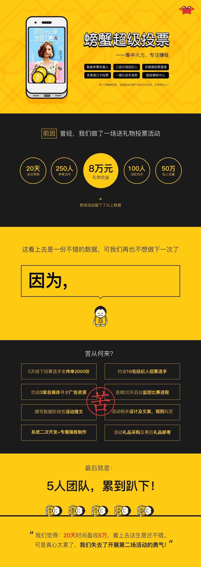 螃蟹投票 1.7.8 原版 微擎功能模块 - 微信小程序 --飞猪资源网