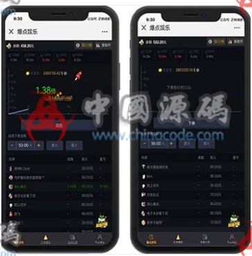 2020最新版本微信H5爆点娱乐火箭逃跑刺激游戏源码/全开源无授权/thinkphp框架 - APP源码 --飞猪资源网