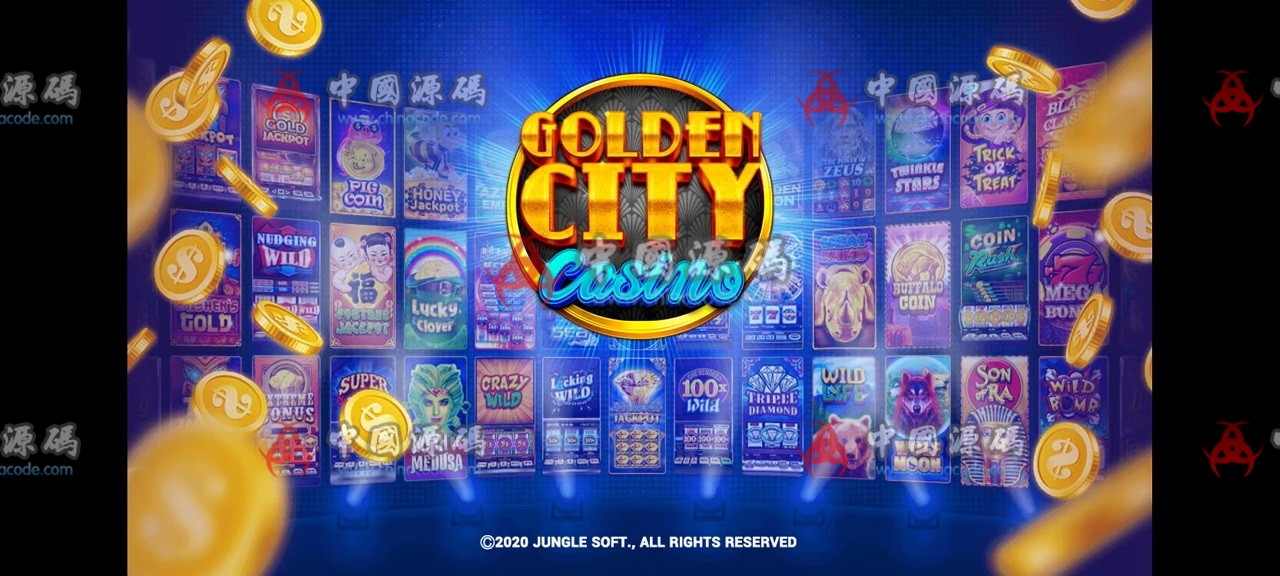 【置顶】英文SLOTS《Golden City Casino》源码 - H5游戏源码 --飞猪资源网