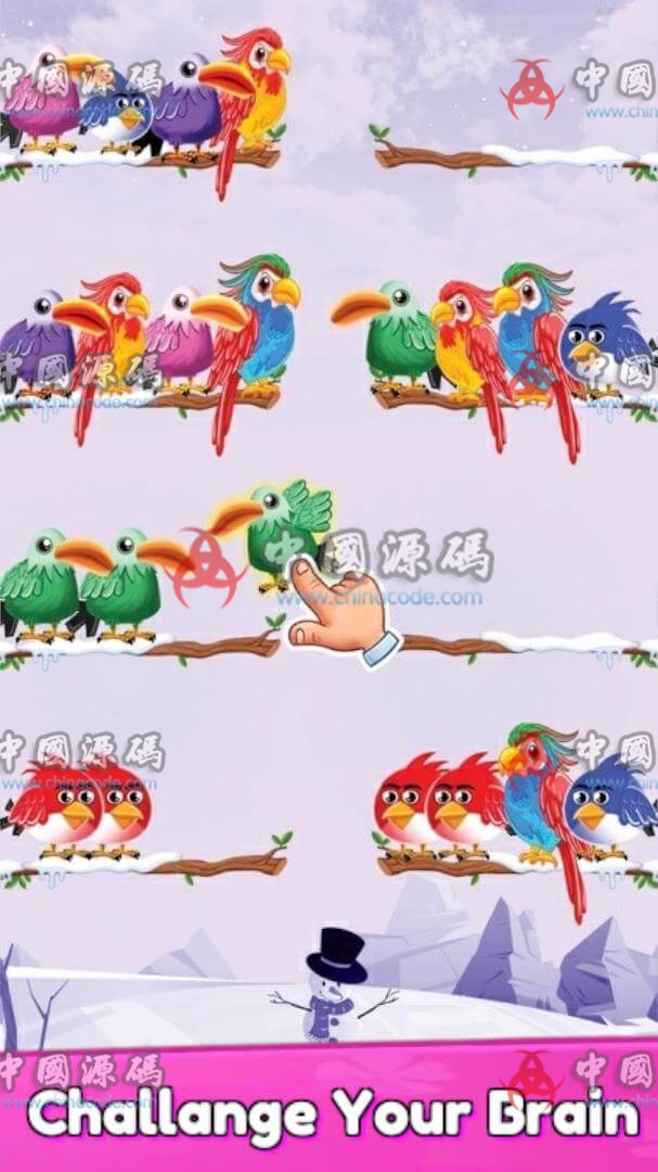 《Bird Sorting – Color Matching》源码 手游-第4张