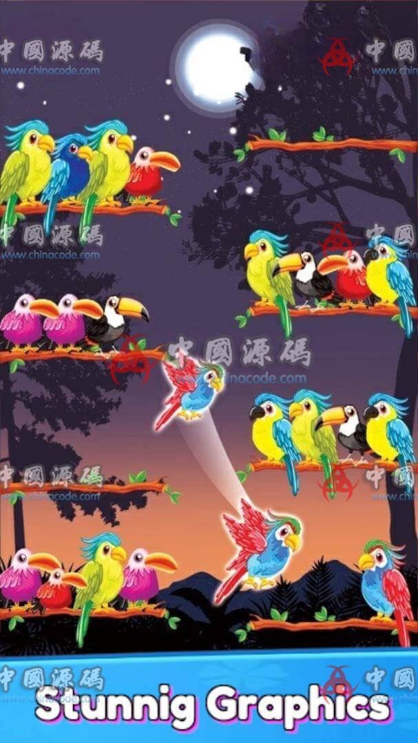 《Bird Sorting – Color Matching》源码 手游-第3张