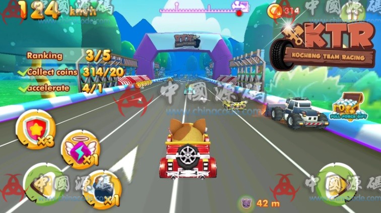 《Kocheng Team Racing》源码 手游-第2张
