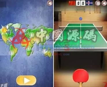 《3D版本国际乒乓球大赛》源码 H5-第2张