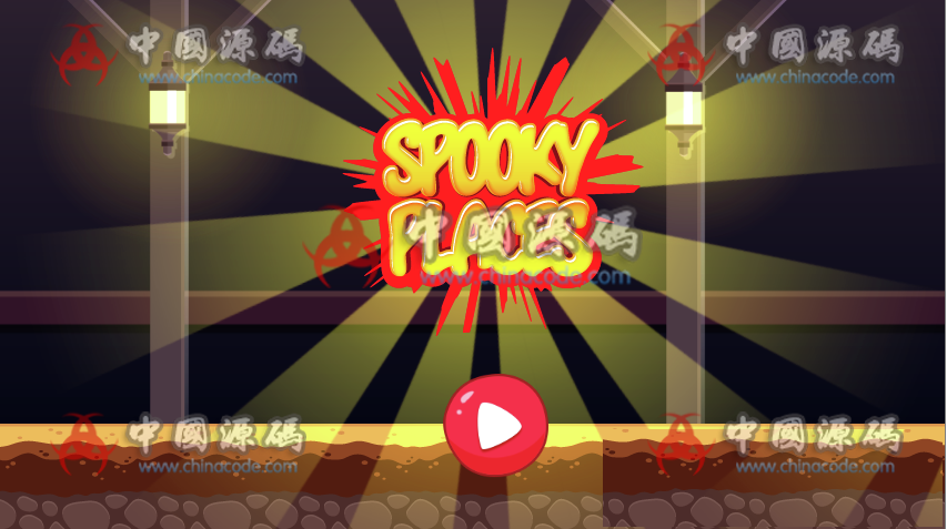 横版跑酷游戏SPOOKY PLACES源码 - H5游戏源码 --飞猪资源网