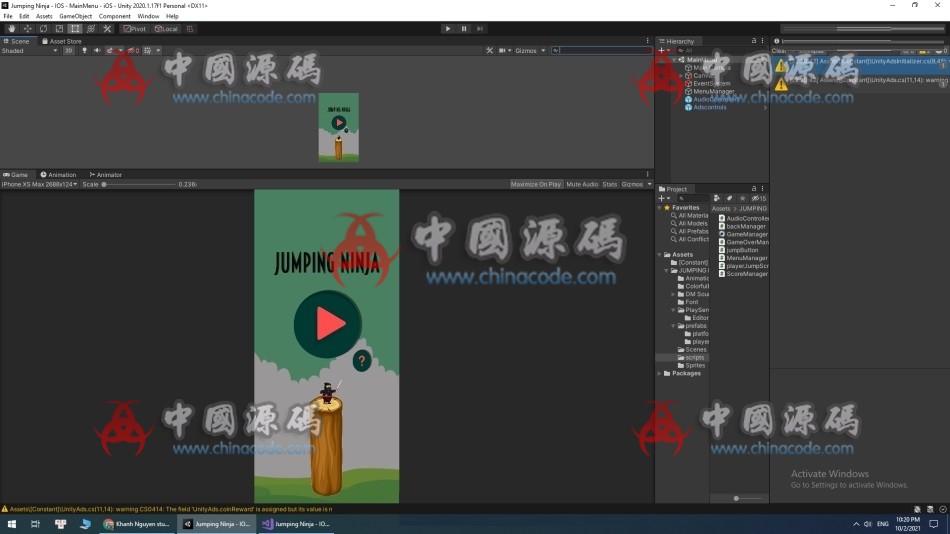 《Jumping Ninja》源码 - 手游源码 --飞猪资源网