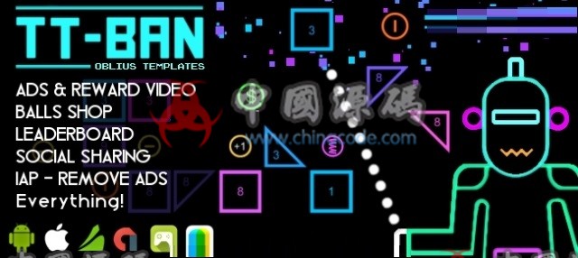 《Ballz – BBTAN》源码 - 手游源码 - Android, Ballz is a complete multiplatform 2D endless game This template is ready for release. It is optimized for mobile (iPhone, iPad, web player and webGL. How to play? Swipe your finger or Drag the mouse to throw the balls and break the bricks. Try to break as many bricks as possible before they move down to the bottom. Clean, Windows Mobile) standalone (Windows PC and Mac OSX)-飞猪资源网