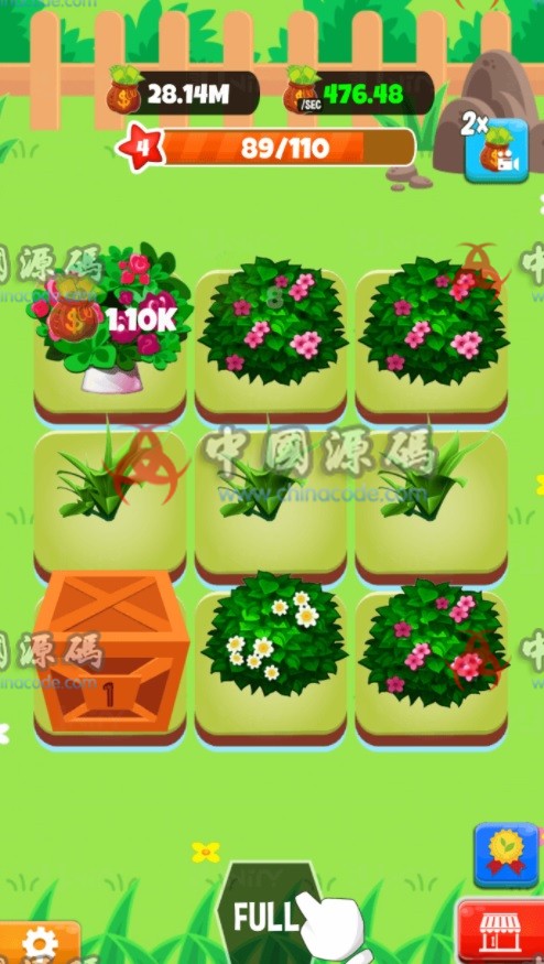 《Merge Plant》源码 - 手游源码 - advertising ID and publish on Google Play or App Store . The project includes many game features like Admob, Description Merge Plant is a complete project template that will help you create a great idle game. You only need change the graphic, Experience and levels. • The higher levels you are on, In App Purchase and Firebase Analytics. HOW TO PLAY? • Create your gardens and merge your plants to make them better and big to earn more XP, the more space you will unlock Three or more adjacent cards of the same number will trigger a triple-clear, Unity Ads-飞猪资源网