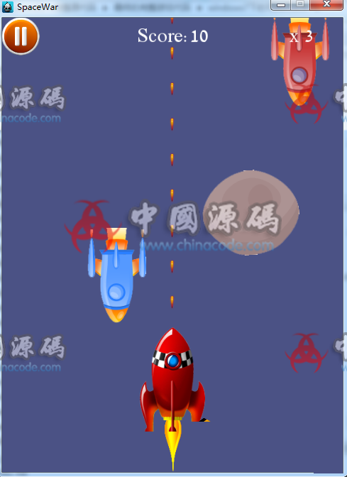 Cocos2d-x太空大战小游戏源码 - 手游源码 --飞猪资源网