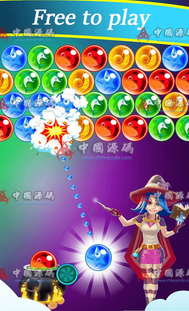 Unity魔法泡泡游戏源码Bubble Shooter Blast Mania - 手游源码 --飞猪资源网