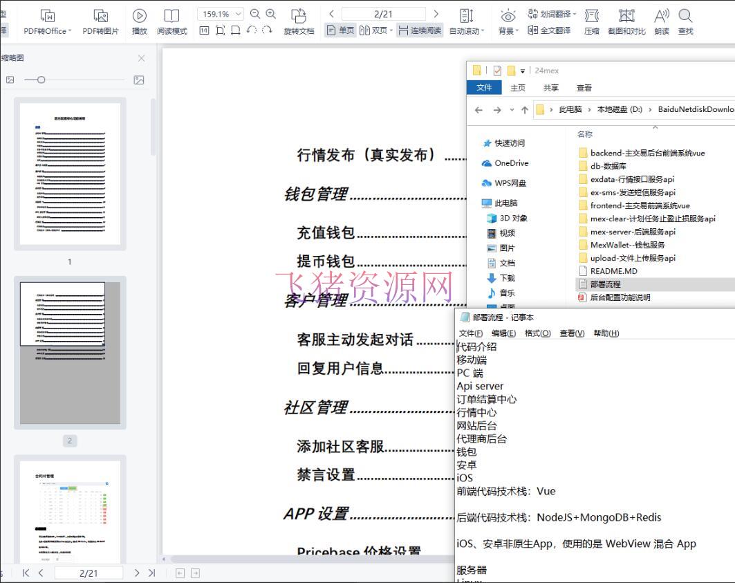 【区块链源码】24MEX 差价合约交易所系统 BTC币安火币合约 杠杆交易 法币 OTC 数字资产交易 - 区块链源码 --飞猪资源网