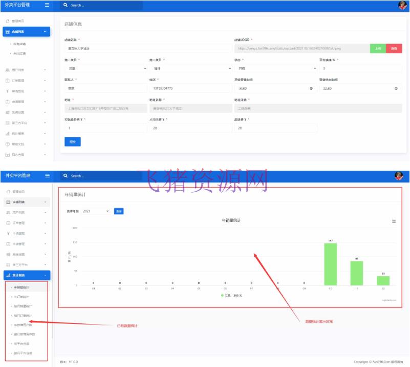图片[3]-【网站源码】餐饮连锁外卖点餐平台 服务端+后台管理+小程序商户端+小程序前端 V1.0.1正式版-吾图资源网