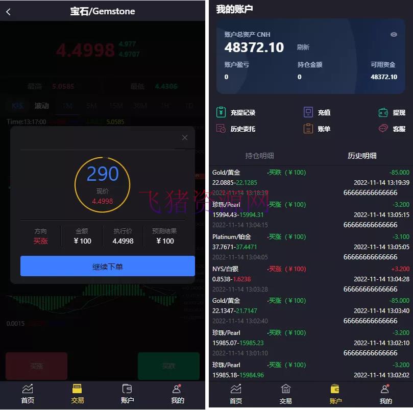 图片[3]-【网站源码】一套二开版微交易系统/贵金属交易平台/微盘交易系统-吾图资源网