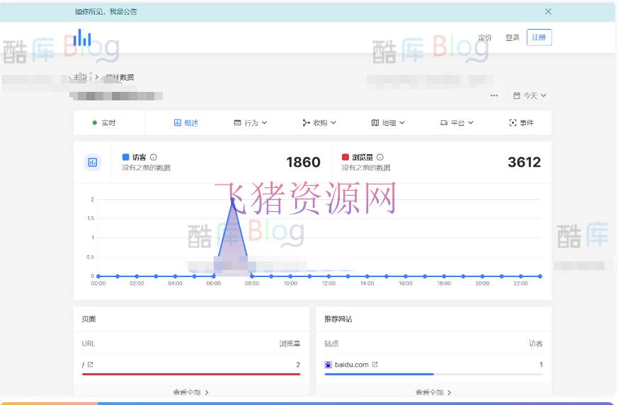 [php源码] Software轻量网站统计分析系统源码 - PHP源码 --飞猪资源网