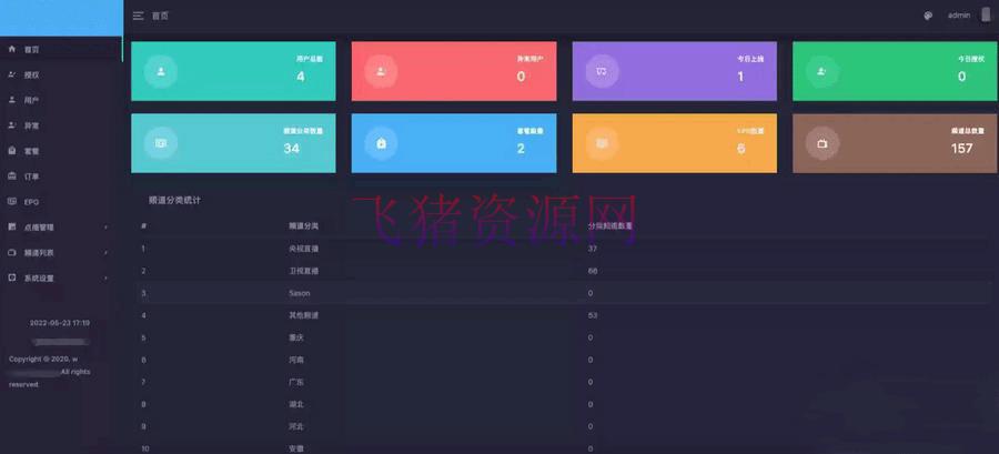 [php源码] 全开源电视盒子TV源码，可与EZtv电视直播管理系统对接 - PHP源码 --飞猪资源网