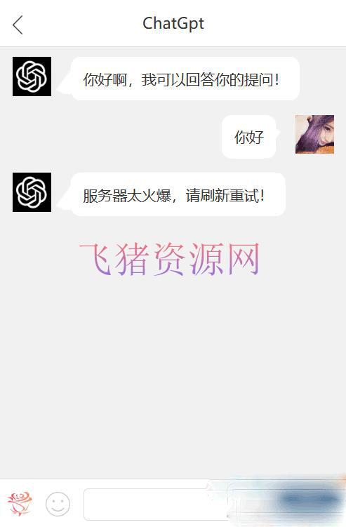 [php源码] 最新手机版ChatGPT开源php源码+实测可用 - PHP源码 --飞猪资源网