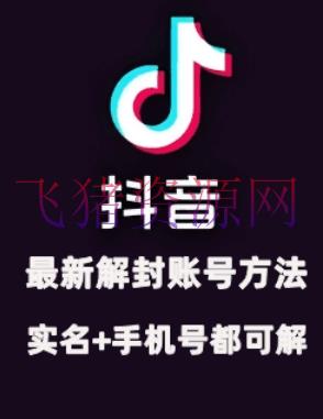 【抖音运营】2024年11月抖音最新解封账号办法+解实名 自己真实实操已解2个号 - 抖音快手 - 抖音运营, 短视频运营-飞猪资源网