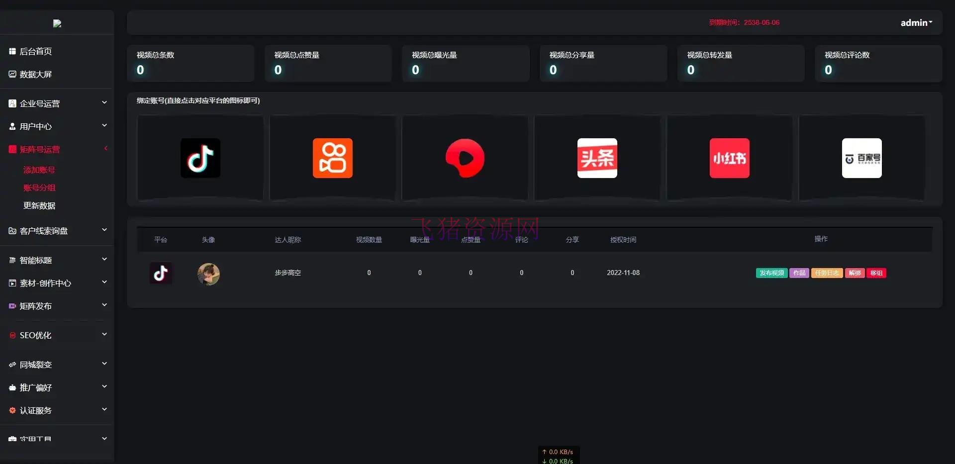 图片[5]-【网站源码】抖音矩阵云混剪体系 短视频矩阵营销体系V2.2.1（亲测）-吾图资源网