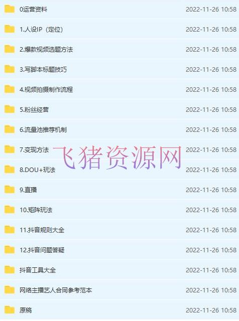 图片[2]-【抖音运营】抖音运营入门到通晓材料工具包：你想要的这儿都有，超完好！-吾图资源网