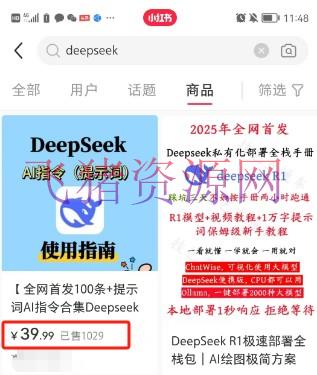 使用抢手DeepSeek挣钱项目，多种变现办法小白也能盲赚3W+，便是用这个办法 - 网赚项目 - Ai工具, DeepSeek, DeepSeek教程-飞猪资源网