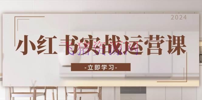 【网赚项目】小红书实战运营课：从注册店铺到直播话术，打造爆款笔记与高效直播 - 网赚项目 飞猪资源网-飞猪资源网