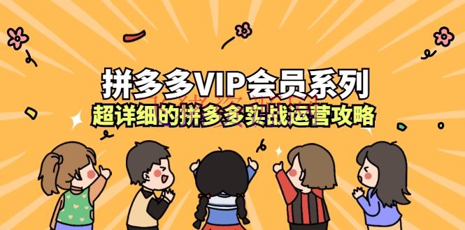 [京东拼多多] 拼多多VIP会员系列，超具体的拼多多实战运营攻略（无水印） - 拼多多 - 电商运营, 运营-飞猪资源网