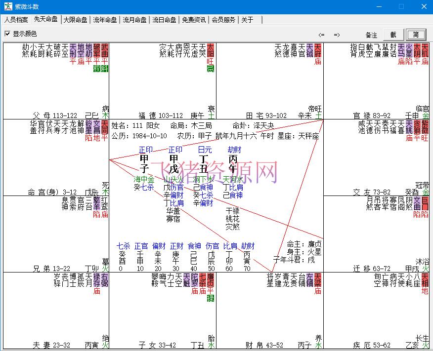 【精品软件】紫微斗数单机绿色八字排盘软件 - 精品软件 - 八字排盘, 紫微斗数-飞猪资源网