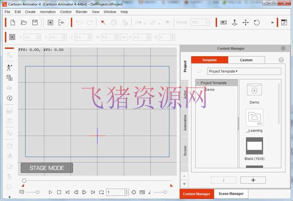【精品软件】图片说话软件 cartoon animator4.5 win电脑mac苹果电脑 软件教程 - 精品软件 - 2D动画软件, 图片说话软件-飞猪资源网