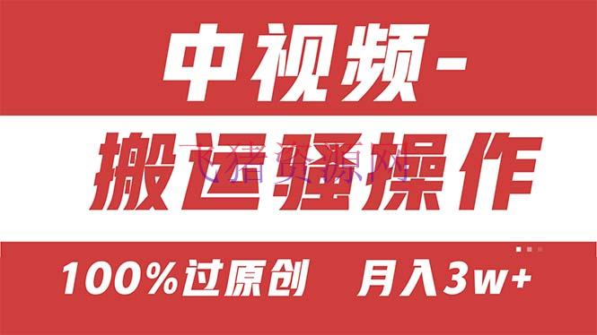 【中视频新思路】两层去重100%过原创，无脑转移一键多渠道发布 - 网赚项目 - 中视频-飞猪资源网