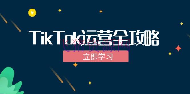 【跨境电商】TikTok实战运营全攻略：从下载软件到变现，抖音海外版实操教程 - 跨境电商 - tiktok-飞猪资源网