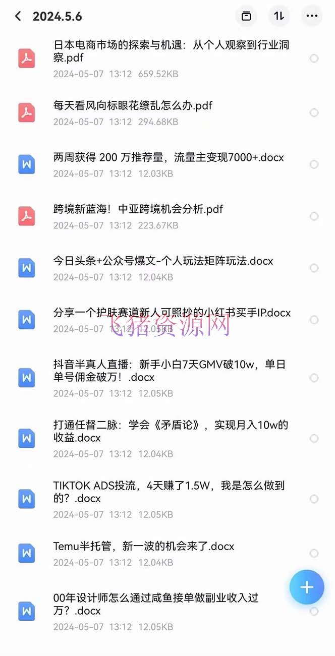 2024生财有术·第八期 互联网创业者聚集地，仿制高手挣钱办法(5月9日更新)