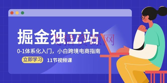 【跨境电商】独立站掘金，0-1体系化入门，跨境电商新手宝典（11节视频课） - 跨境电商 - 独立站运营-飞猪资源网