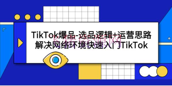 TikTok爆品-选品逻辑+运营思路：处理网络环境快速入门TikTok - 跨境电商 - tiktok, TikTok运营, TikTok选品-飞猪资源网