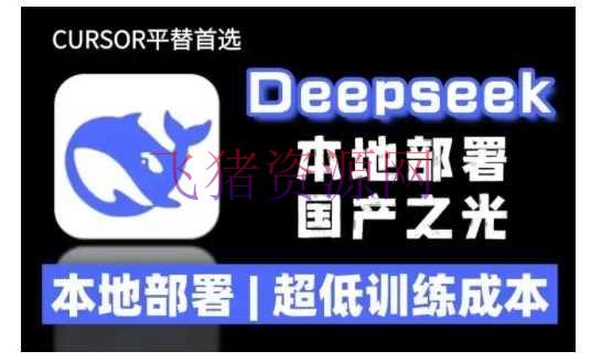 2025年deepseek R1 大型模型本地装置布置(文件+教程)本地布置，超低练习本钱 - 资源课程下载 - AI智能, DeepSeek, 人工智能-飞猪资源网