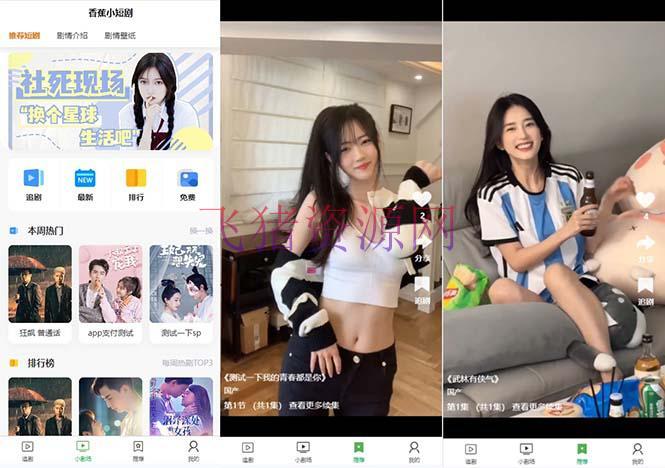 小剧场短剧影视体系源码 全开源 带付出收益+会员机制+署理推行等形式【源码+视频教程】 - 网赚项目 - 其它源码, 影视系统, 短剧影视系统, 网站源码-飞猪资源网