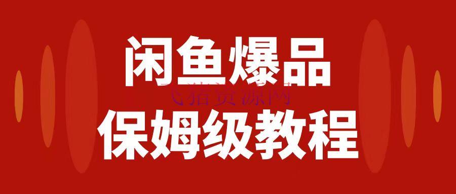 【网赚项目】闲鱼数码产品爆品玩法揭秘！矩阵运营，实操教程助你日入1000【必看】 - 网赚项目 - 网赚项目, 虚拟电商, 闲鱼-飞猪资源网