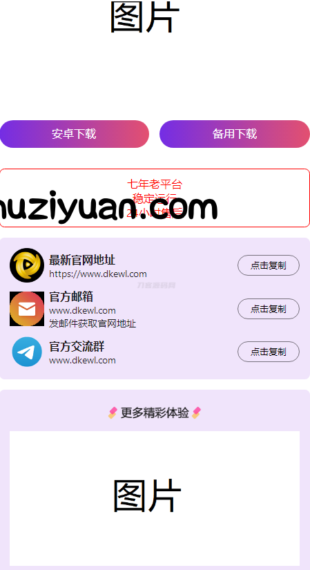 2024首发最火的软件宣传单页源码 - 网站源码 - 飞猪源码网-飞猪源码网
