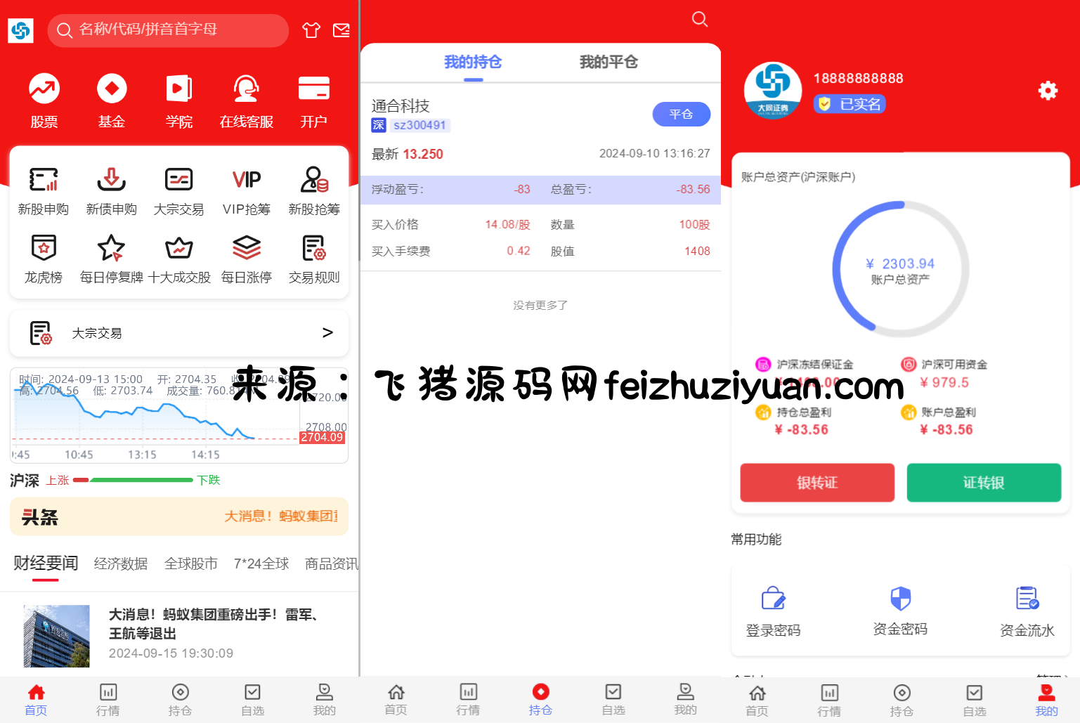 2024最新股票系统源码 附教程 - 网站源码 - 飞猪源码网-飞猪源码网