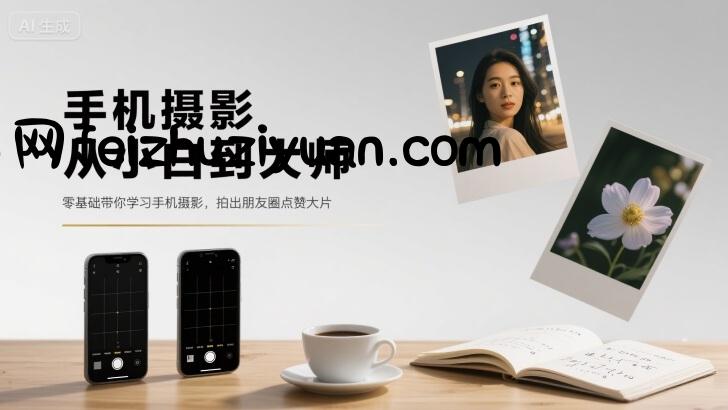 手机摄影从小白到大师，零基础带你学习手机摄影，拍出朋友圈点赞大片 - 网赚项目 - 飞猪源码网-飞猪源码网
