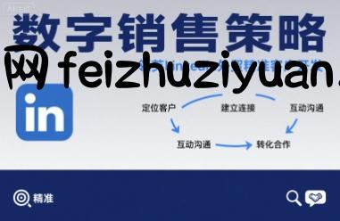 数字销售策略领英LinkedIn外贸精准客户开发 - 网赚项目 - 飞猪源码网-飞猪源码网