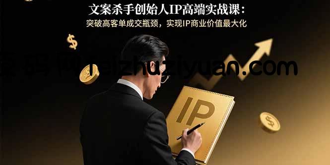 文案杀手创始人IP高端实战课：突破高客单成交瓶颈，实现IP商业价值最大化 - 网赚项目 - 飞猪源码网-飞猪源码网
