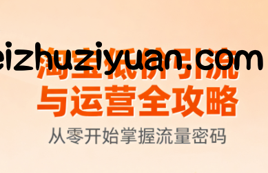 淘宝低价引流与运营全攻略(更新9月) - 电商运营 - 飞猪源码网-飞猪源码网