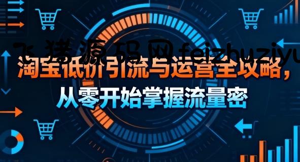 淘宝低价引流与运营全攻略，从零开始掌握流量密码 - 电商运营 - 飞猪源码网-飞猪源码网